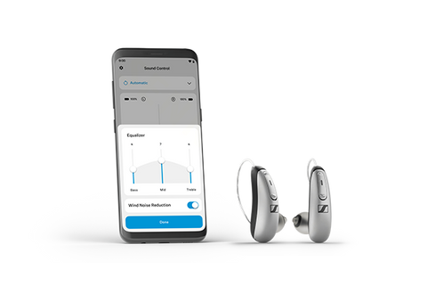 Sennheiser All Day Clear - Discreet OTC Hearing Aid Pair (FDA 510k Clearance)