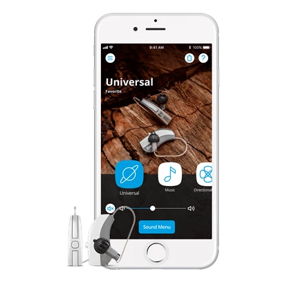 Widex evoke 440 hearing aid mobile app