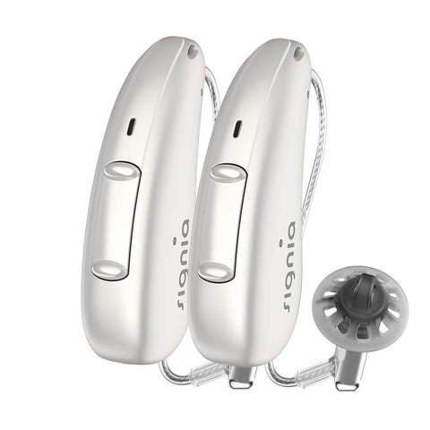 Signia Pure Charge&Go 7AX (Rechargeable, Bluetooth, and Discreet - Charger Included!)