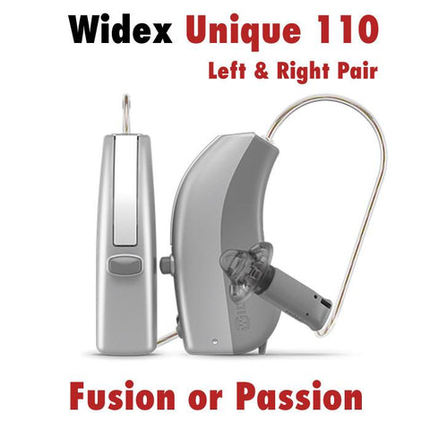 Pair - Widex Unique 110 Hearing Aids